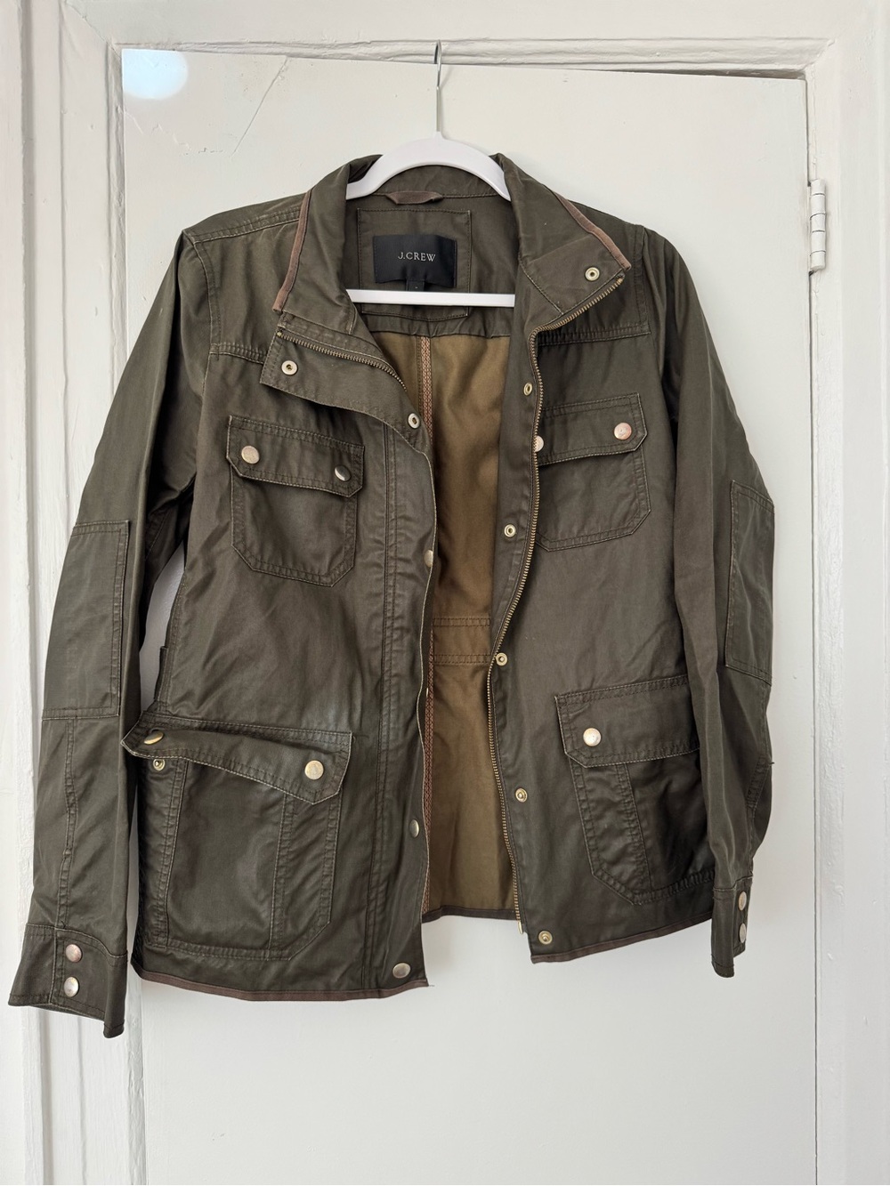 J.Crew Olive Utility Field Jacket